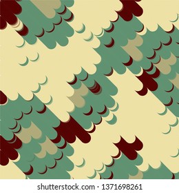 Geometric colorful vector background. Abstract halftone illustration pattern. Vintage texture
