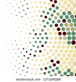 Geometric colorful vector background. Abstract halftone illustration pattern. Vintage texture