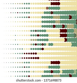 Geometric colorful vector background. Abstract halftone illustration pattern. Vintage texture