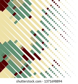 Geometric colorful vector background. Abstract halftone illustration pattern. Vintage texture