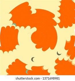 Geometric colorful vector background. Abstract halftone illustration pattern. Vintage texture