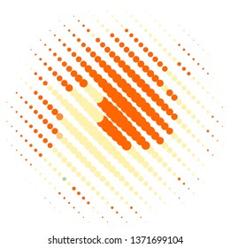 Geometric colorful vector background. Abstract halftone illustration pattern. Vintage texture