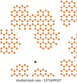 Geometric colorful vector background. Abstract halftone illustration pattern. Vintage texture