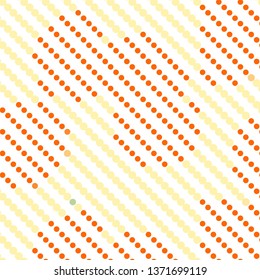 Geometric colorful vector background. Abstract halftone illustration pattern. Vintage texture