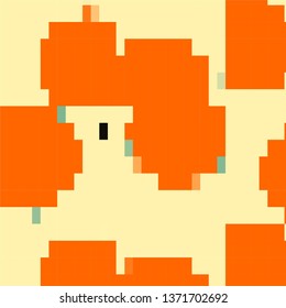 Geometric colorful vector background. Abstract halftone illustration pattern. Vintage texture