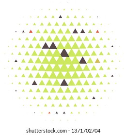 Geometric colorful vector background. Abstract halftone illustration pattern. Vintage texture