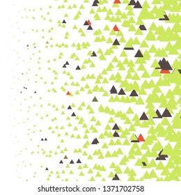 Geometric colorful vector background. Abstract halftone illustration pattern. Vintage texture