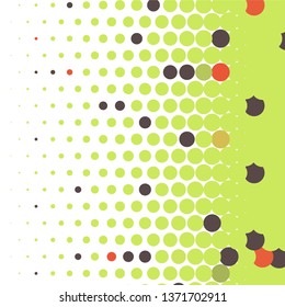 Geometric colorful vector background. Abstract halftone illustration pattern. Vintage texture