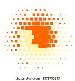 Geometric colorful vector background. Abstract halftone illustration pattern. Vintage texture