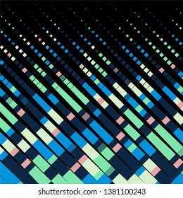 Geometric colorful vector background. Abstract halftone illustration pattern. Vintage texture