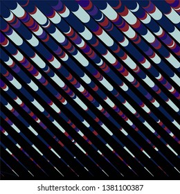Geometric colorful vector background. Abstract halftone illustration pattern. Vintage texture