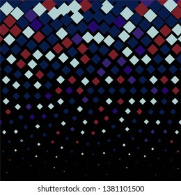 Geometric colorful vector background. Abstract halftone illustration pattern. Vintage texture