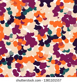 Geometric colorful vector background. Abstract halftone illustration pattern. Vintage texture