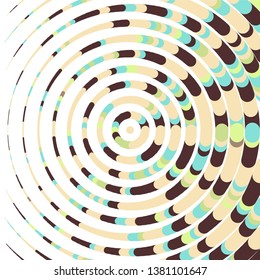 Geometric colorful vector background. Abstract halftone illustration pattern. Vintage texture