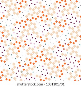 Geometric colorful vector background. Abstract halftone illustration pattern. Vintage texture