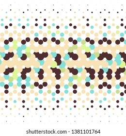 Geometric colorful vector background. Abstract halftone illustration pattern. Vintage texture