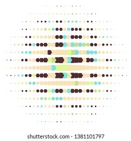 Geometric colorful vector background. Abstract halftone illustration pattern. Vintage texture