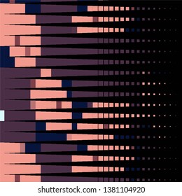 Geometric colorful vector background. Abstract halftone illustration pattern. Vintage texture