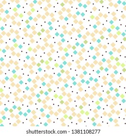 Geometric colorful vector background. Abstract halftone illustration pattern. Vintage texture