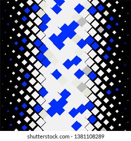 Geometric colorful vector background. Abstract halftone illustration pattern. Vintage texture