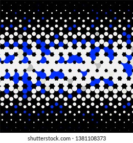 Geometric colorful vector background. Abstract halftone illustration pattern. Vintage texture