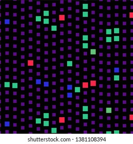 Geometric colorful vector background. Abstract halftone illustration pattern. Vintage texture