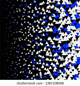 Geometric colorful vector background. Abstract halftone illustration pattern. Vintage texture