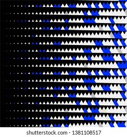 Geometric colorful vector background. Abstract halftone illustration pattern. Vintage texture