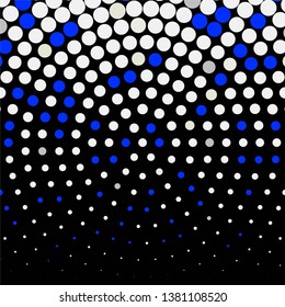 Geometric colorful vector background. Abstract halftone illustration pattern. Vintage texture