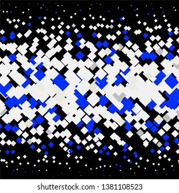 Geometric colorful vector background. Abstract halftone illustration pattern. Vintage texture