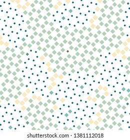Geometric colorful vector background. Abstract halftone illustration pattern. Vintage texture