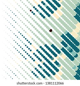 Geometric colorful vector background. Abstract halftone illustration pattern. Vintage texture