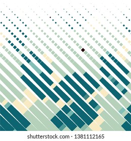 Geometric colorful vector background. Abstract halftone illustration pattern. Vintage texture