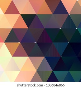 Geometric colorful vector background. Abstract halftone illustration pattern. Vintage texture