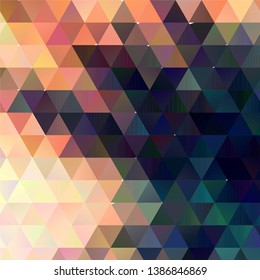 Geometric colorful vector background. Abstract halftone illustration pattern. Vintage texture