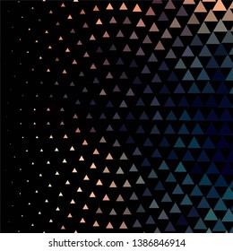 Geometric colorful vector background. Abstract halftone illustration pattern. Vintage texture