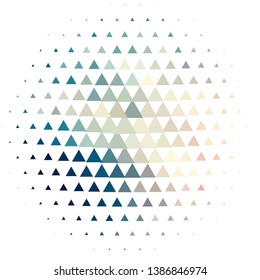 Geometric colorful vector background. Abstract halftone illustration pattern. Vintage texture