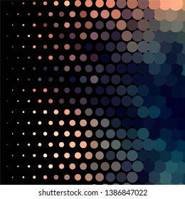 Geometric colorful vector background. Abstract halftone illustration pattern. Vintage texture