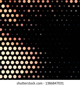 Geometric colorful vector background. Abstract halftone illustration pattern. Vintage texture