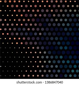 Geometric colorful vector background. Abstract halftone illustration pattern. Vintage texture