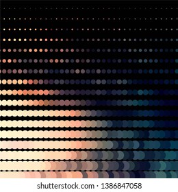 Geometric colorful vector background. Abstract halftone illustration pattern. Vintage texture