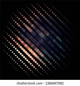 Geometric colorful vector background. Abstract halftone illustration pattern. Vintage texture