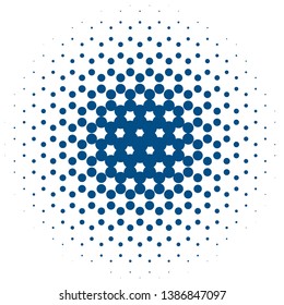 Geometric colorful vector background. Abstract halftone illustration pattern. Vintage texture