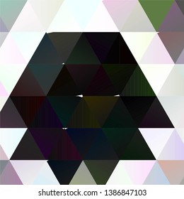 Geometric colorful vector background. Abstract halftone illustration pattern. Vintage texture