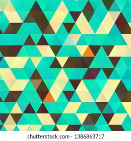 Geometric colorful vector background. Abstract halftone illustration pattern. Vintage texture