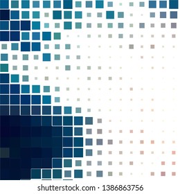 Geometric colorful vector background. Abstract halftone illustration pattern. Vintage texture