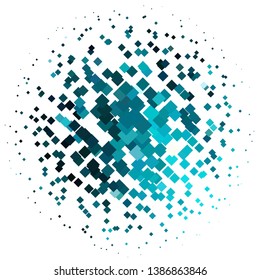 Geometric colorful vector background. Abstract halftone illustration pattern. Vintage texture