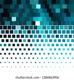 Geometric colorful vector background. Abstract halftone illustration pattern. Vintage texture