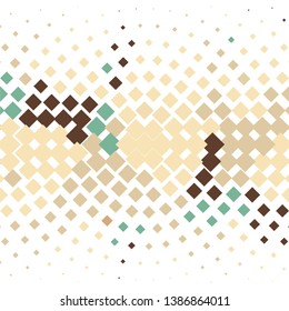 Geometric colorful vector background. Abstract halftone illustration pattern. Vintage texture
