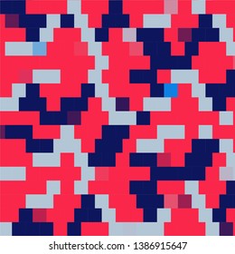 Geometric colorful vector background. Abstract halftone illustration pattern. Vintage texture
